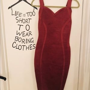 Bondage. Dress 👗 MAUVE. 🍒💃🏻. Sz. M